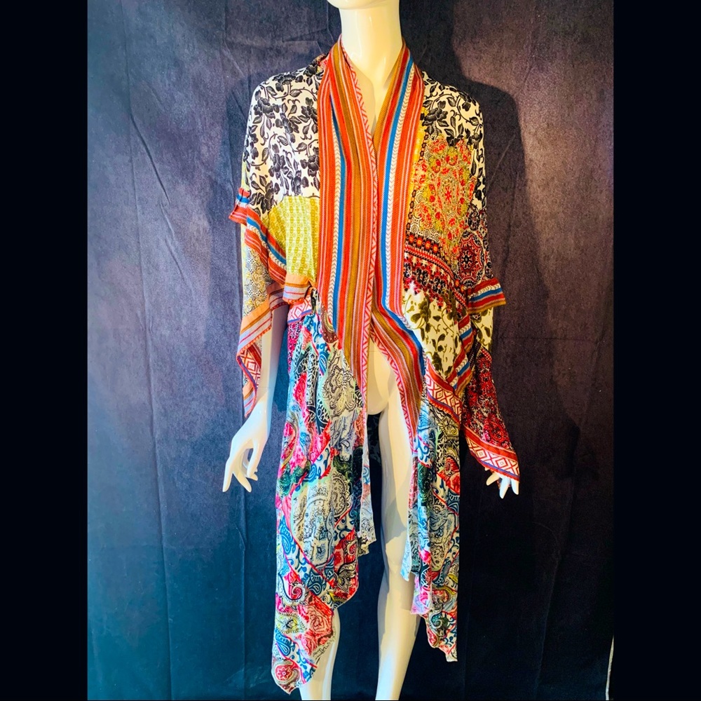 GiGio Colorful Bohemian Cardigan